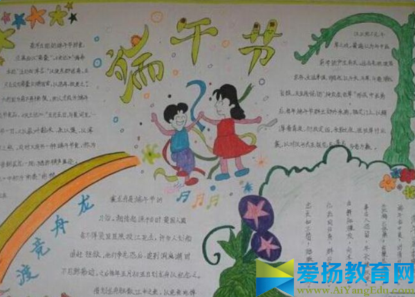 端午节手抄报图片