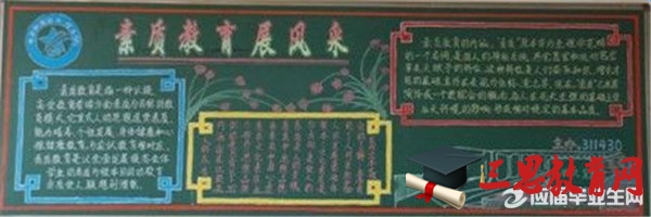  学长征精神黑板报设计图片
