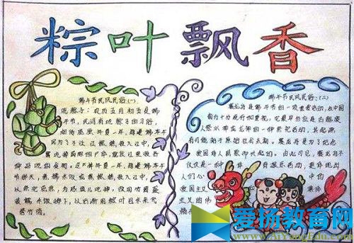 端午节手抄报内容