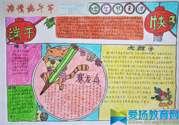 端午节手抄报花边图片