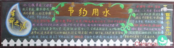 小学生2016年节约用水主题黑板报