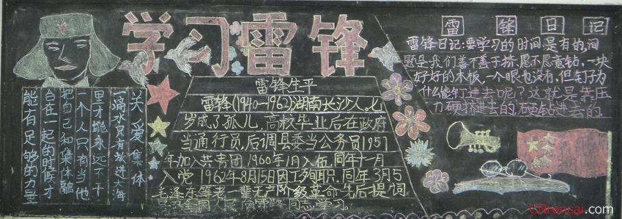 2016学雷锋纪念日黑板报内容