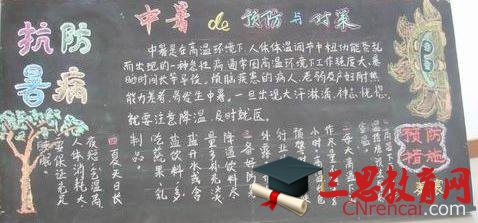 夏季黑板报