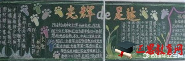  学长征精神黑板报设计图片