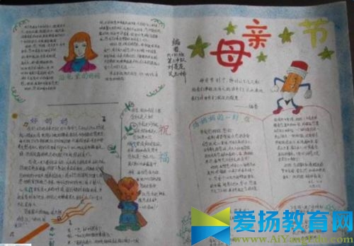 2017年母亲节手抄报内容大全_母亲节手抄报图片简单大全