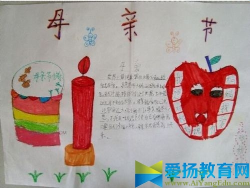 母亲节手抄报图片大全简单美观_母亲节手抄报图片大全_感恩母亲节手抄报