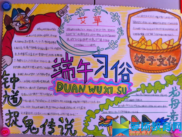 端午节手抄报的图片